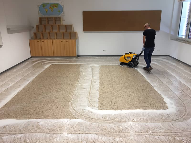 Grundreinigung Polymer Stripping Beschichtung PVC Linoleum kennzeichnungsfrei lösemittelfrei ökologisch